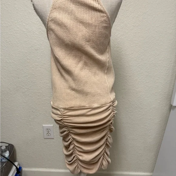 FREE PEOPLE One Thermal Mini Dress Size Large - Picture 4 of 16